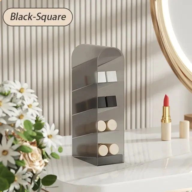 Waterproof Fashion Home Use Makeup Storage Organizer Transparent Desk Make up Storage Box for Hot Selling