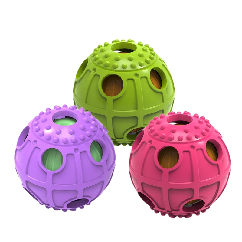 Interactive puzzle game dog toys ball Dog Slow Feeder Treat Ball Custom dog chew Toy training ball