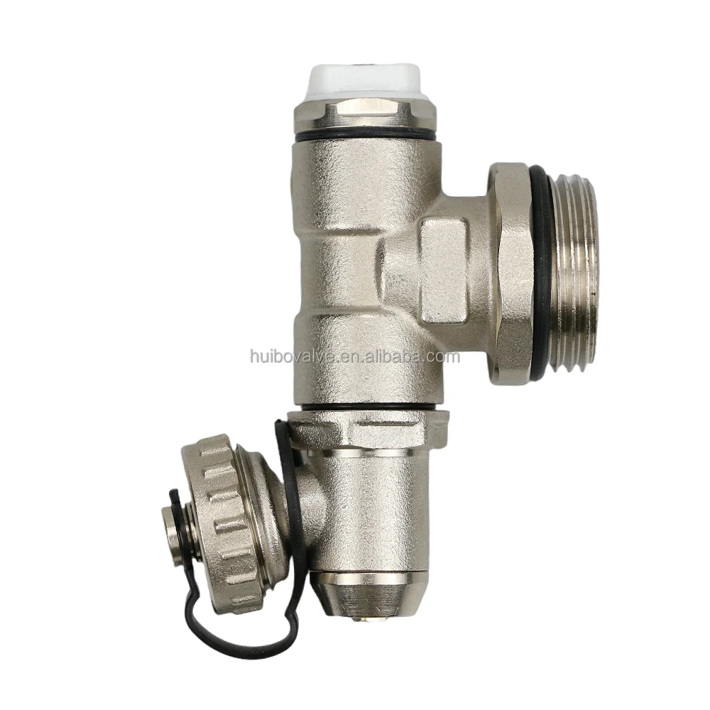 HUIBO Hydraulic Manifold Tail Valves Floor Heating Manifold Part Water Air Vent Valve