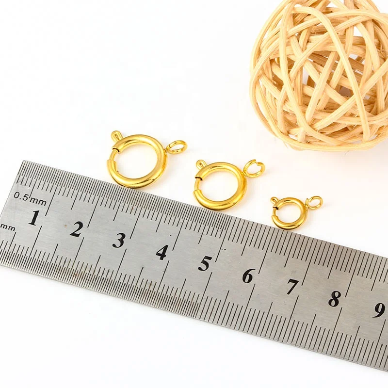 Wholesale  Color Preserving Stainless Steel Clasp Eight character Clasp Necklace Bracelet For DIY Jewelry Accessories