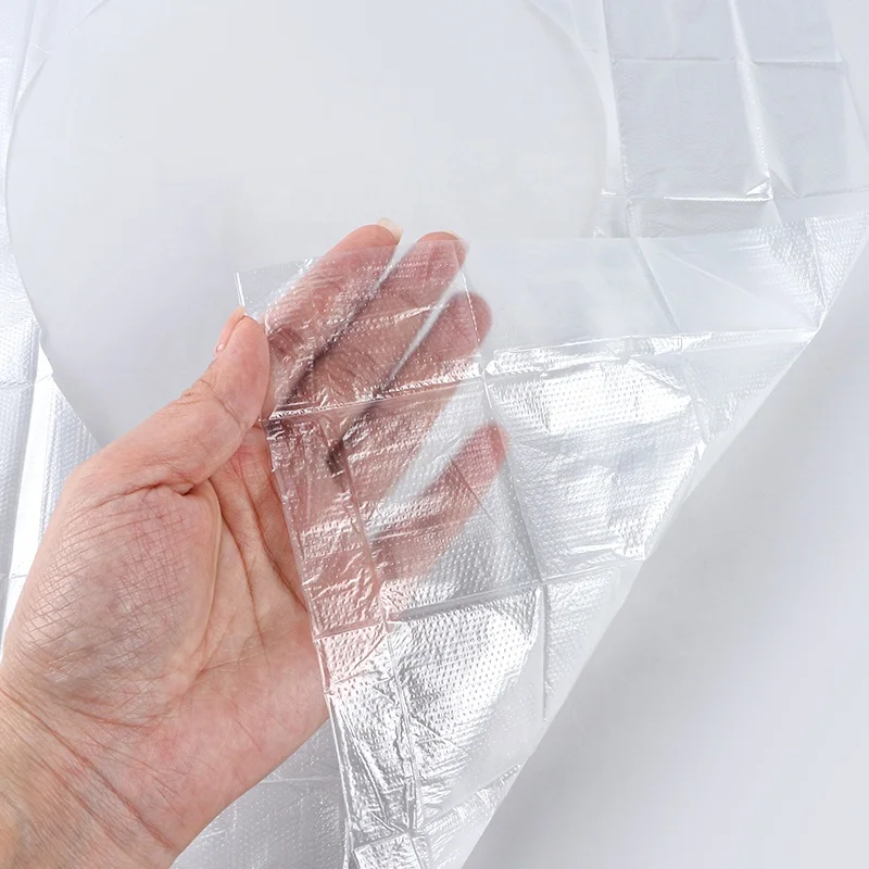 Factory Disposable Waterproof Plastic PE Toilet Seat Cover For Individual Travel Package