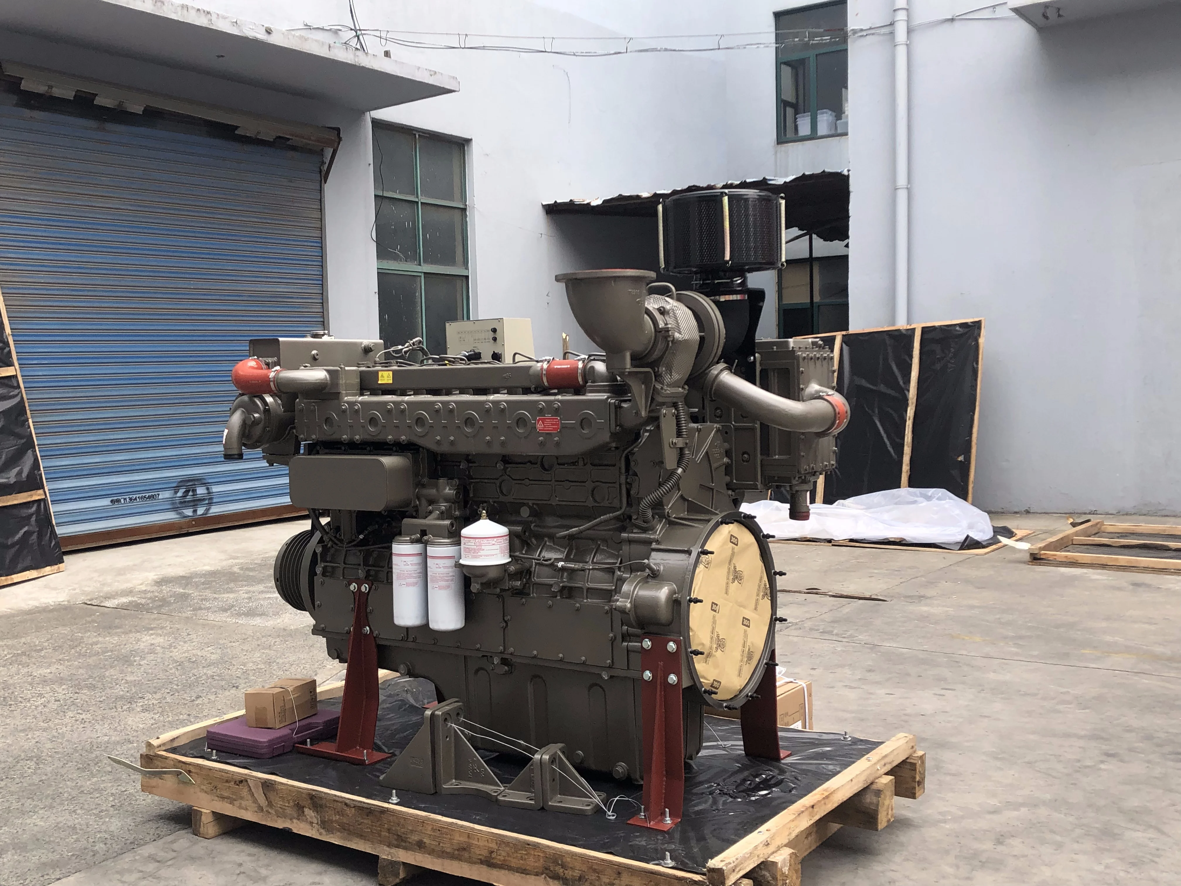 Yuchai YC6T series YC6T540C 4 stroke water cooled inboard marine diesel engine