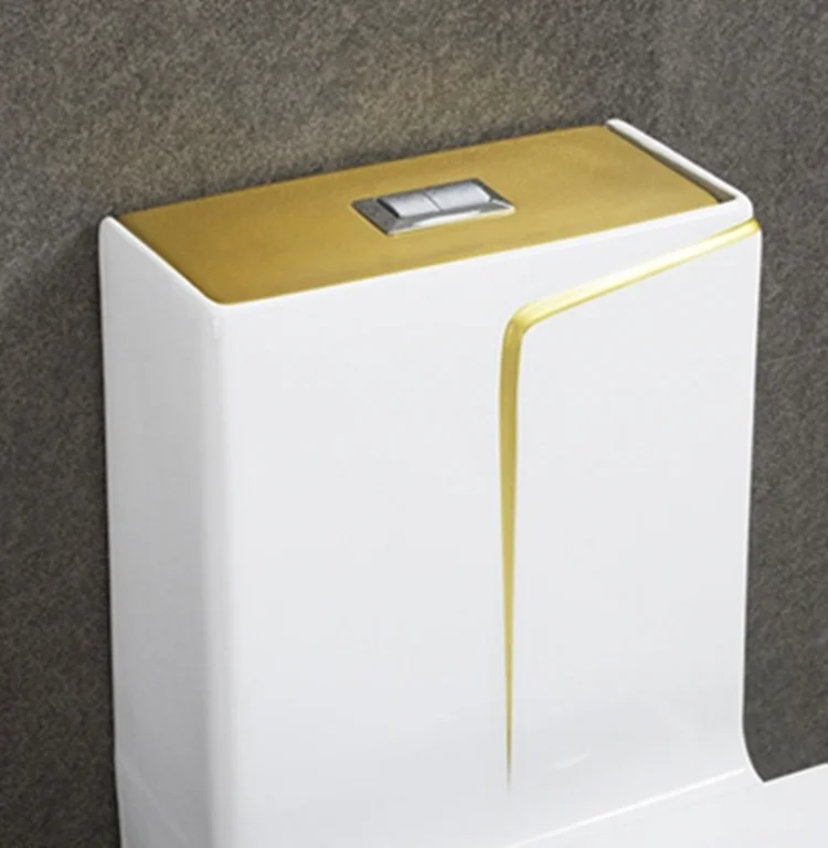 Sanitary ware Inodoro toilet one piece ceramic wc golden toilet bathroom commode black green red toilet