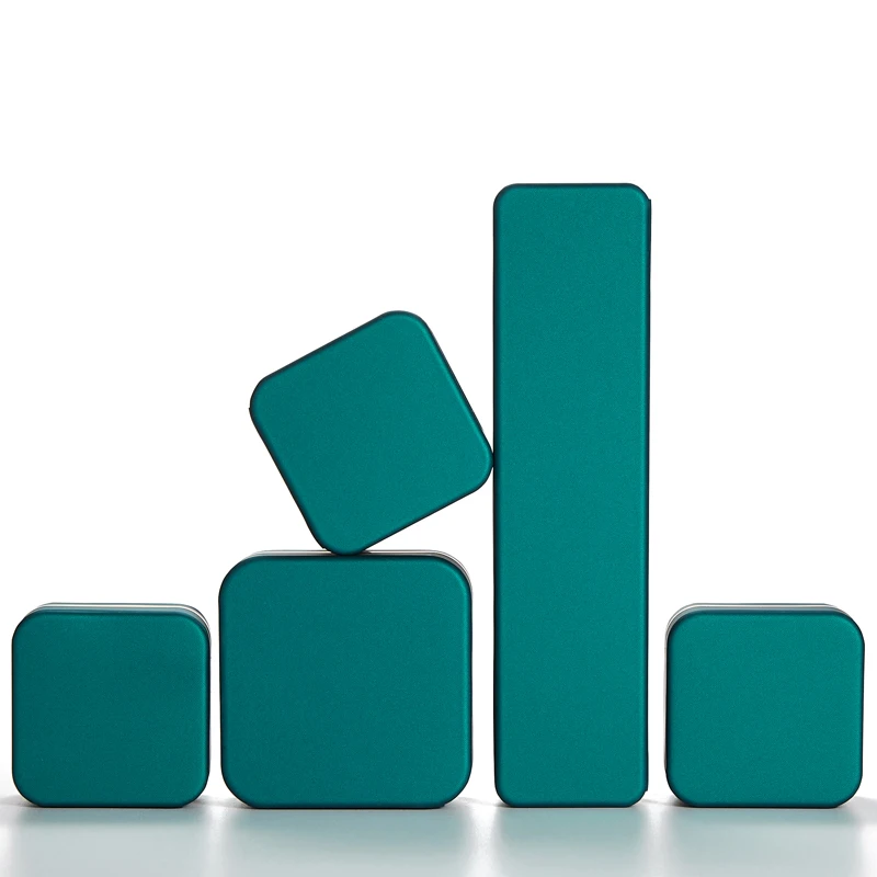 fashion jewelry packaging innovative romantic clamshell trinket plastic PU leather ring box