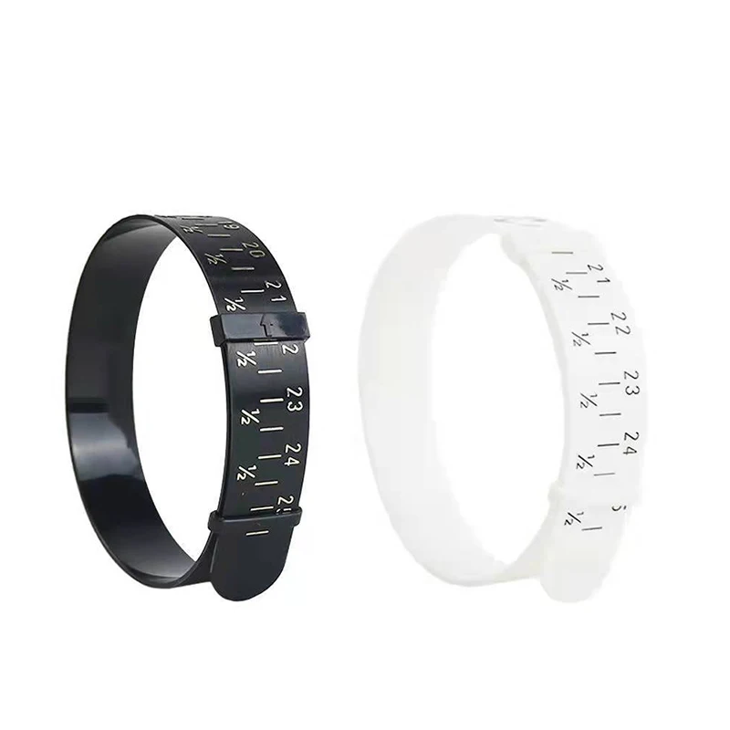 Hot Sale Plastic Bracelet Measuring Tape 15-25 cm Bangle Gauge Sizer Jewelry Measure Tool for Jewellery Making
