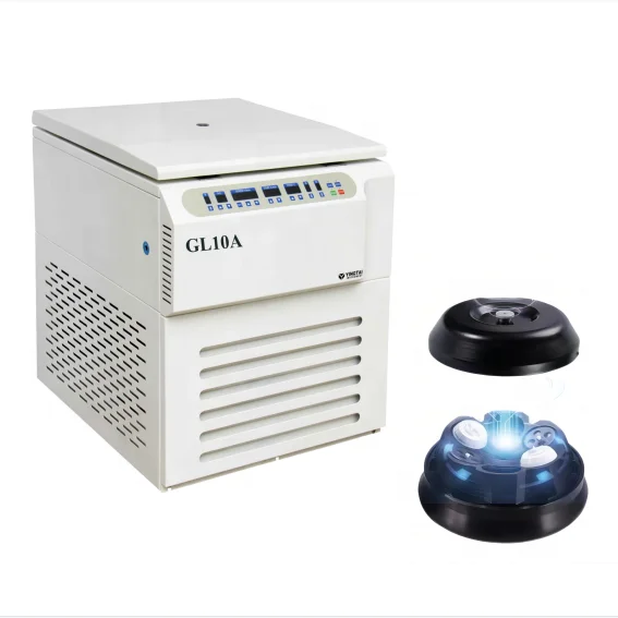 Angle Rotor 6x1000ml bottles Large Capacity Centrifuge 1000rpm High Speed Refrigerated Laboratory Centrifuge