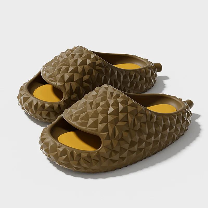 New Arrival High Quality EVA Beach Bathroom Summer Hot Style Durian Cloud Slippers Custom Logo