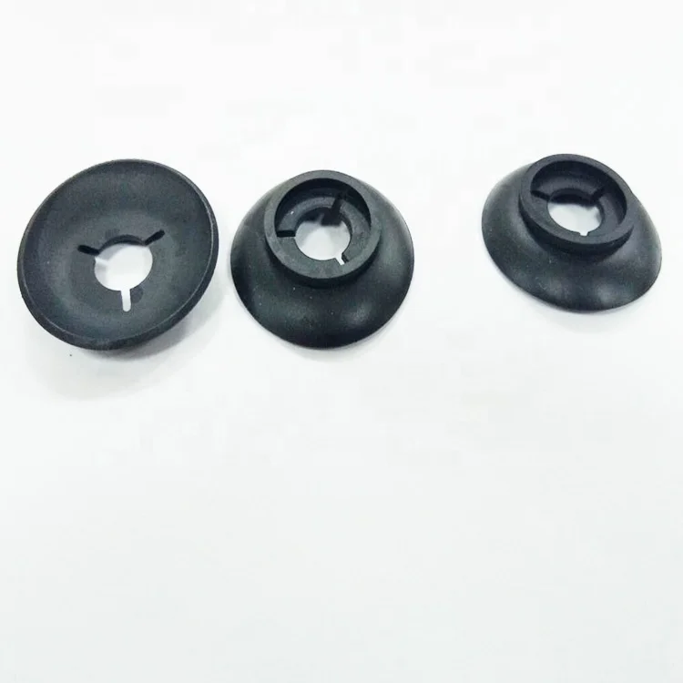 Custom made silicone cap rubber end cap round dust cover rubber bellows dust cover
