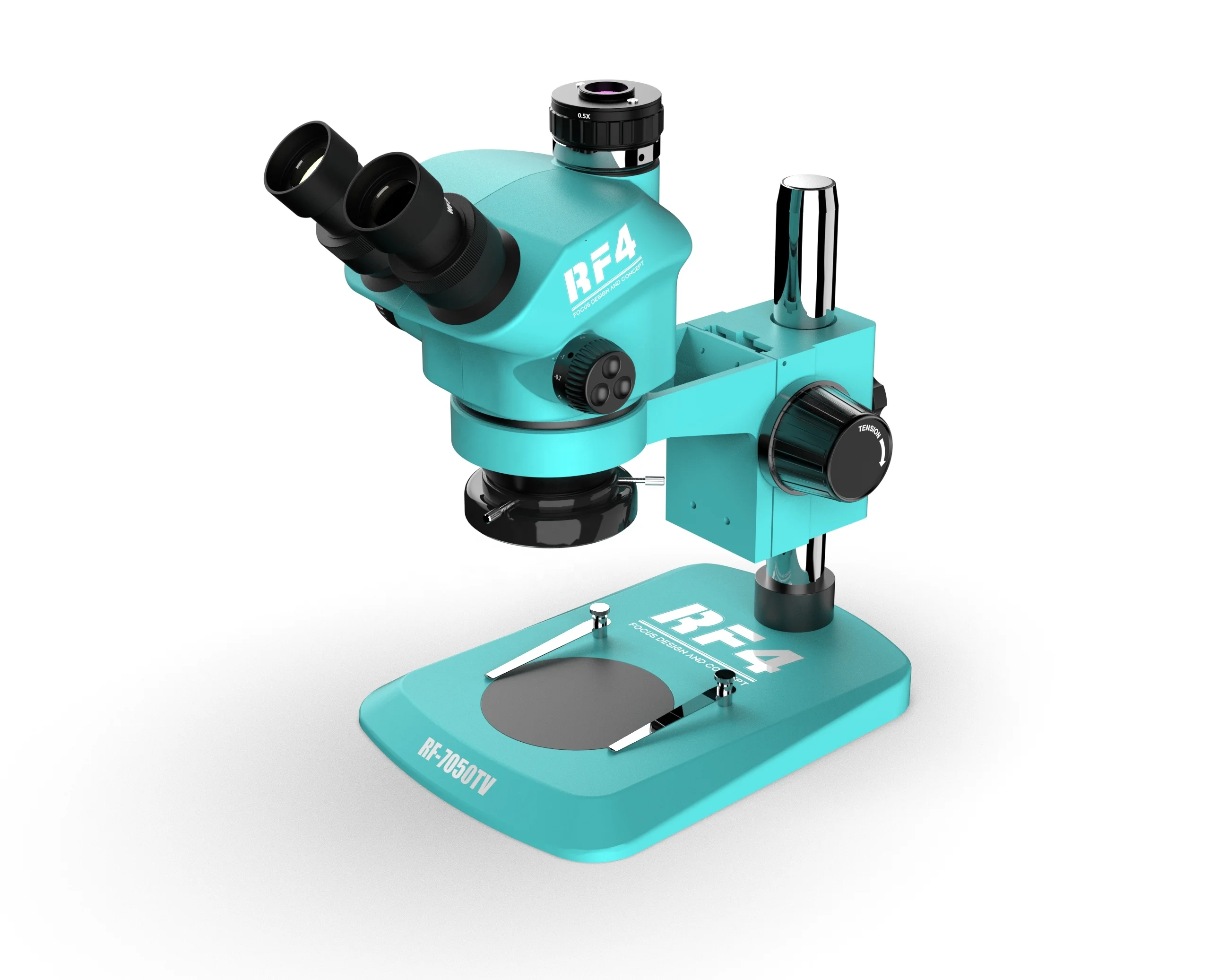 RF4 RF7050TV stereo trinocular Synchronous focusing mobile repair microscopes