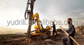 AirROC T35 D50 Tophammer / Down-The-Hole Track-mounted Drill Open Use Pneumatic Rock Drill Rig for Limestone Quarries