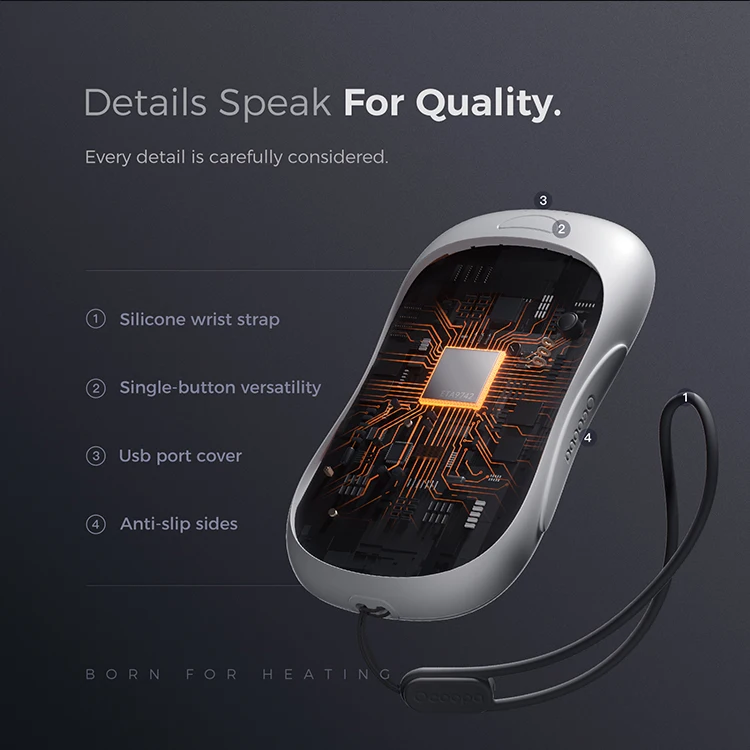 Mini Battery Heater Replace Electrical Water Heater Kids Winter Products