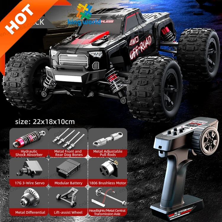 JJRC C8811 Brushless 1/20 RC Car 40KM/H 4WD PVC All Terrain Off-Road Vehicle Bigfoot Car Toys RC High Speed RC Toys