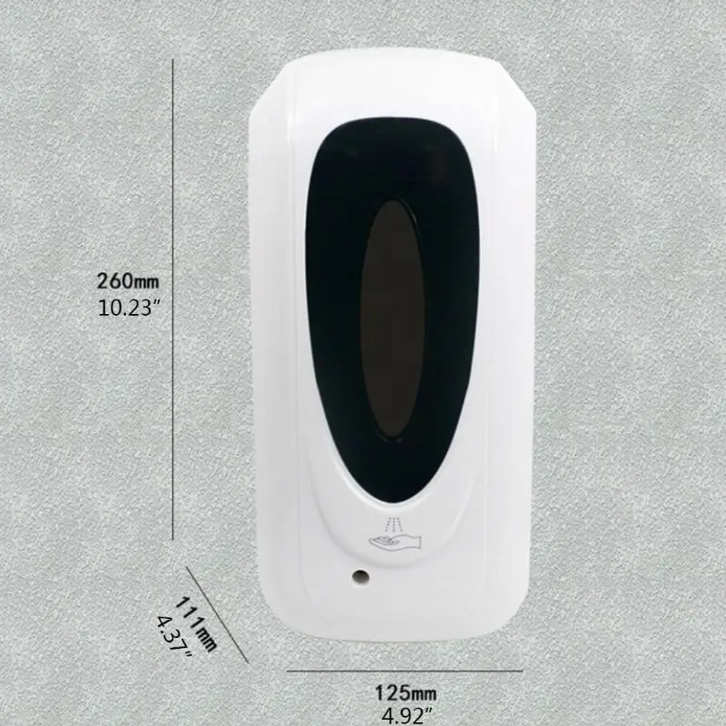 .Automatic Hand Sanitizer Dispenser for Gel Foam Spray Type Sensor Infared Wall Mounted Soap Dispenser 1000ml