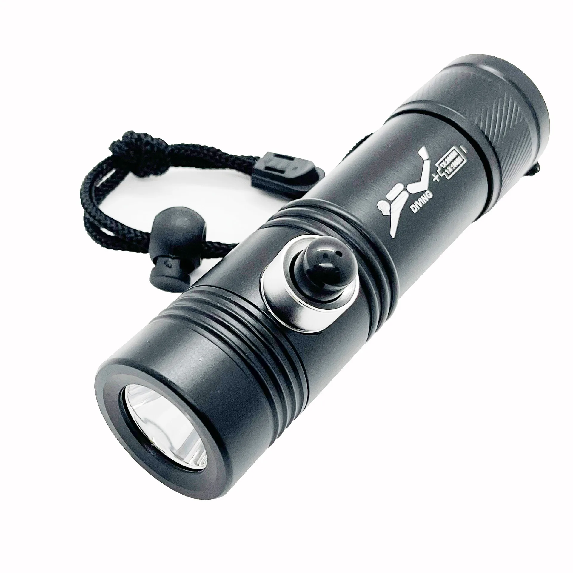 Diving Powerful Flashlight Super Bright XHP50 Rechargeable Flashlight High Power Aluminum Waterproof LED Torch