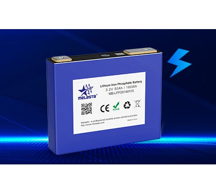 3.2v 50ah Lithium Ion Prismatic Cells Prismatic Lifepo4 Battery Cell For Solar Energy Storage System