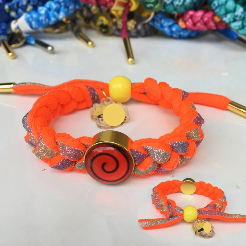 2024 New Different Hokage Sasuke Kakashi Fashion Jewelry Bracelets Wristband Women Men Bangles Anime Bracelet