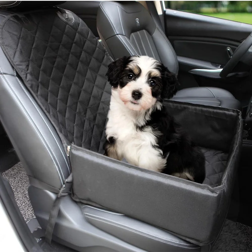 Dog Car Seat Cover, Waterproof Pets Hammock for Front Seat and Back Seat