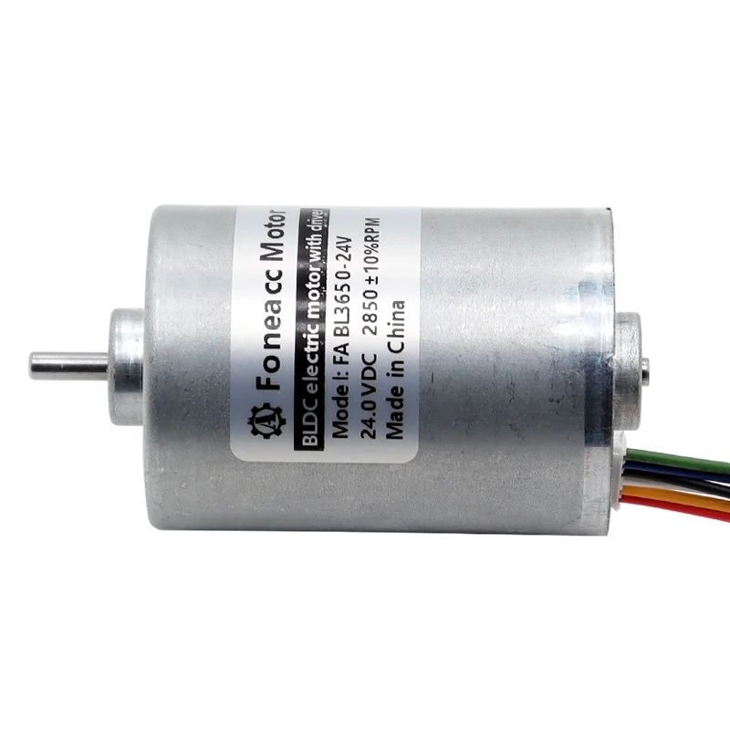 cylindrical compact bldc motor with inner rotor structure with integrated internal driver of great lifetime and reasonable price