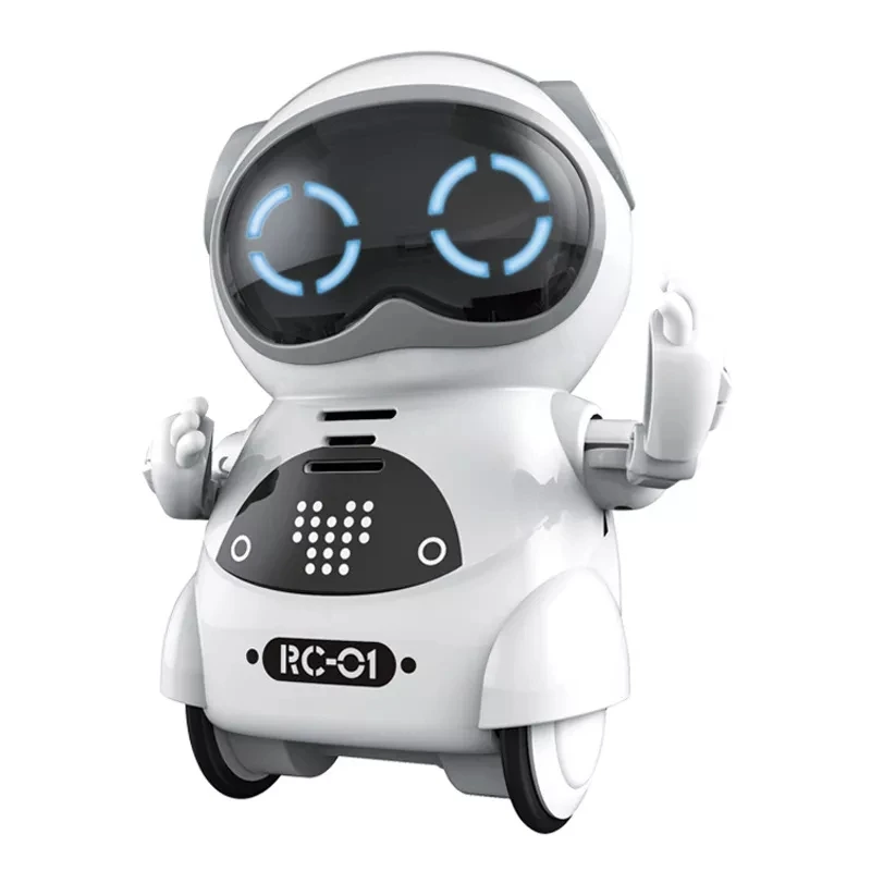 Electronic Smart Voice Control Dancing Robot Toy Intelligent Pocket Toy Pocket Robot