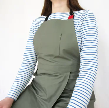 DUOLAI Safety Leg Protection Apron For Men And Women Potters Apron Split Leg For Adult