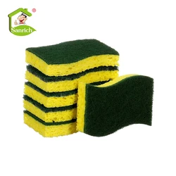Cleaning sponge cellulose sponge composite kitchen and bathroom cleaning items eco friendly dish sponges