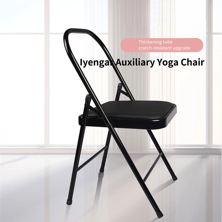 
accessory equipment floor headstand chair multi function yoga folding steel inversion yoga chair 