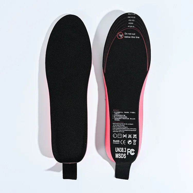 Battery Heated Insoles,Electric Heated Shoes Insoles,Remote Control Heated Insoles