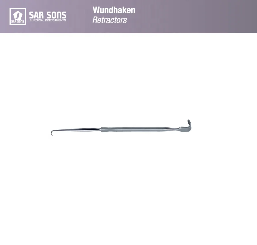 Jackson trachea hook medical surgical instruments