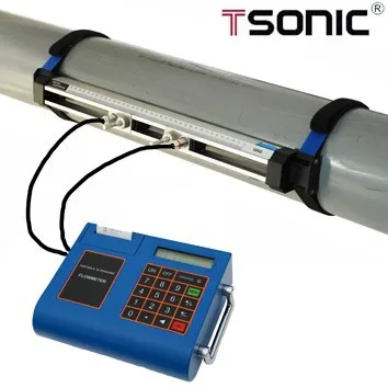 TSONIC TUF 2000P Ultrasonic Liquid Simple Flow Meter Oil River Liquid Meter Flowmeter