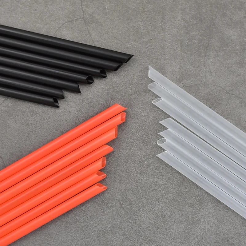 Biodegradable Boba Straws Individually Wrapped Non Plastic PLA Drinking Straws