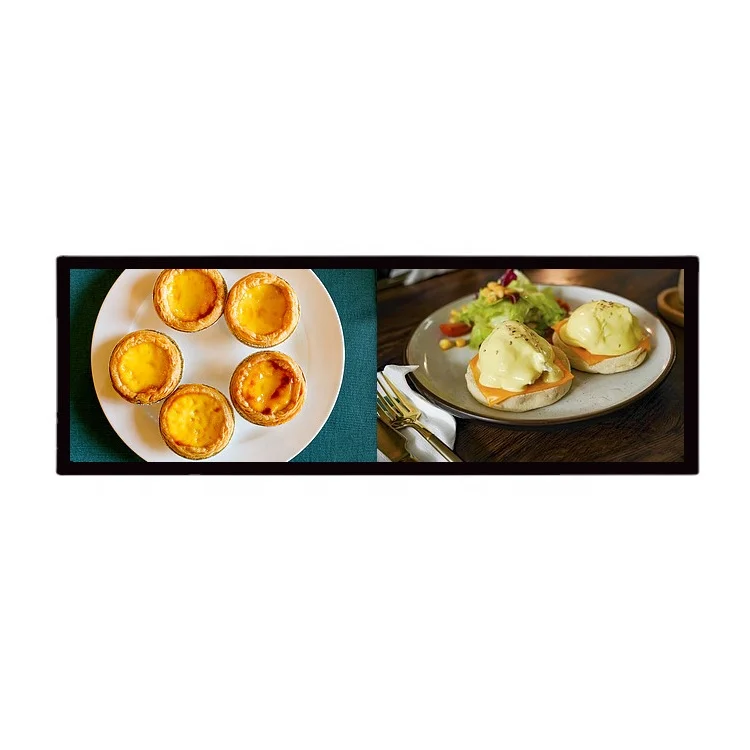 37 Stretch Monitor Bar Screen LCD Arcade Marquee Ultra Wide LCD Shelf Display Advertiser Android Screen