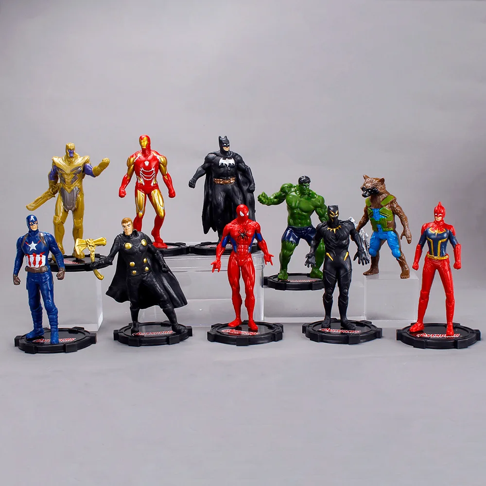 10 шт./набор фигурки Marvel см