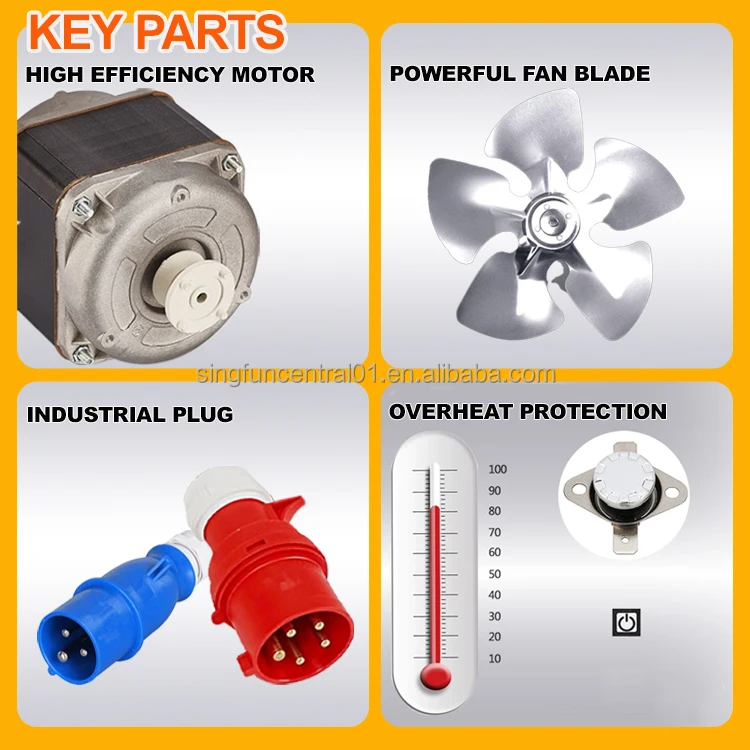 30KW 380-400V Factory Wholesale Price Industrial Electric Air Heater For workshop Garage big space