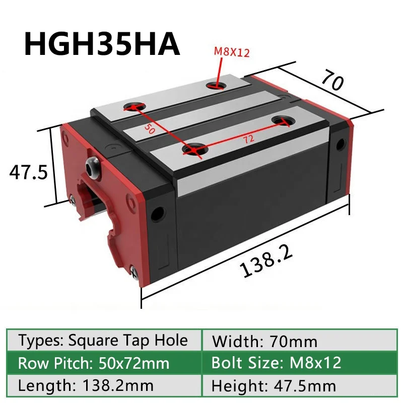 HGH35HA Taiwan PDF heavy load linear guide