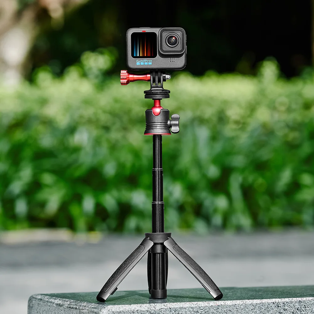 YEAH Mini Pocket Portable Short Selfie Stick Go Pro Action Camera Phone Monopod Tripod for Gopro Insta360 One RS 1 inch DJI Osmo