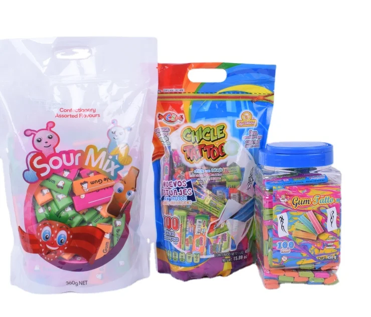 Фруктовая Ароматизированная жвачка в Тато-бумаге, Прямая продажа с завода