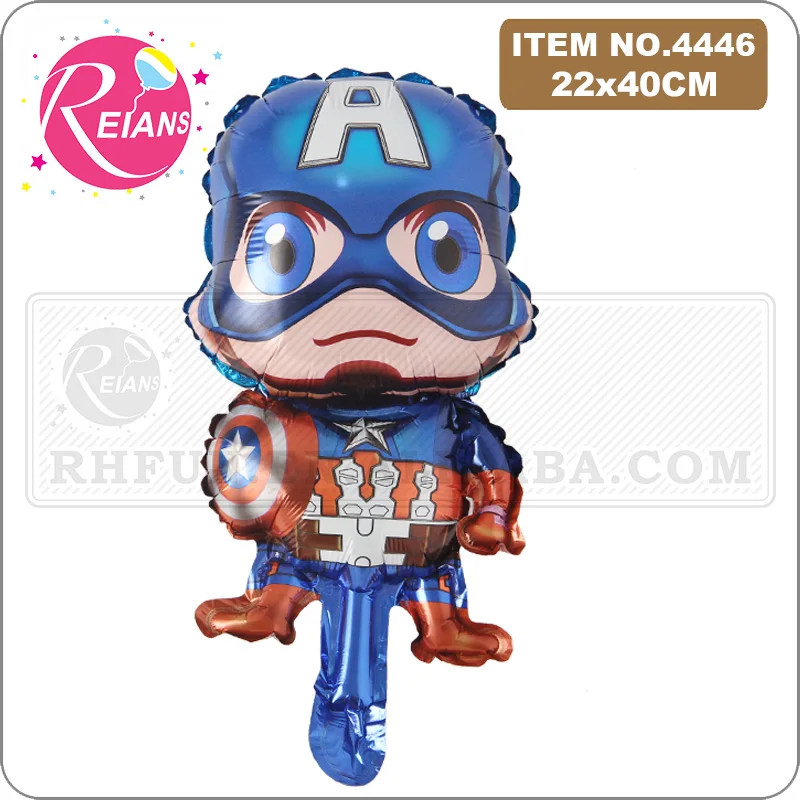 Mini Balloons Super Hero Captain hero Falcon Ant Man figures Foil Ballons Birthday Party Decoration Supplies Kids Toys Gifts