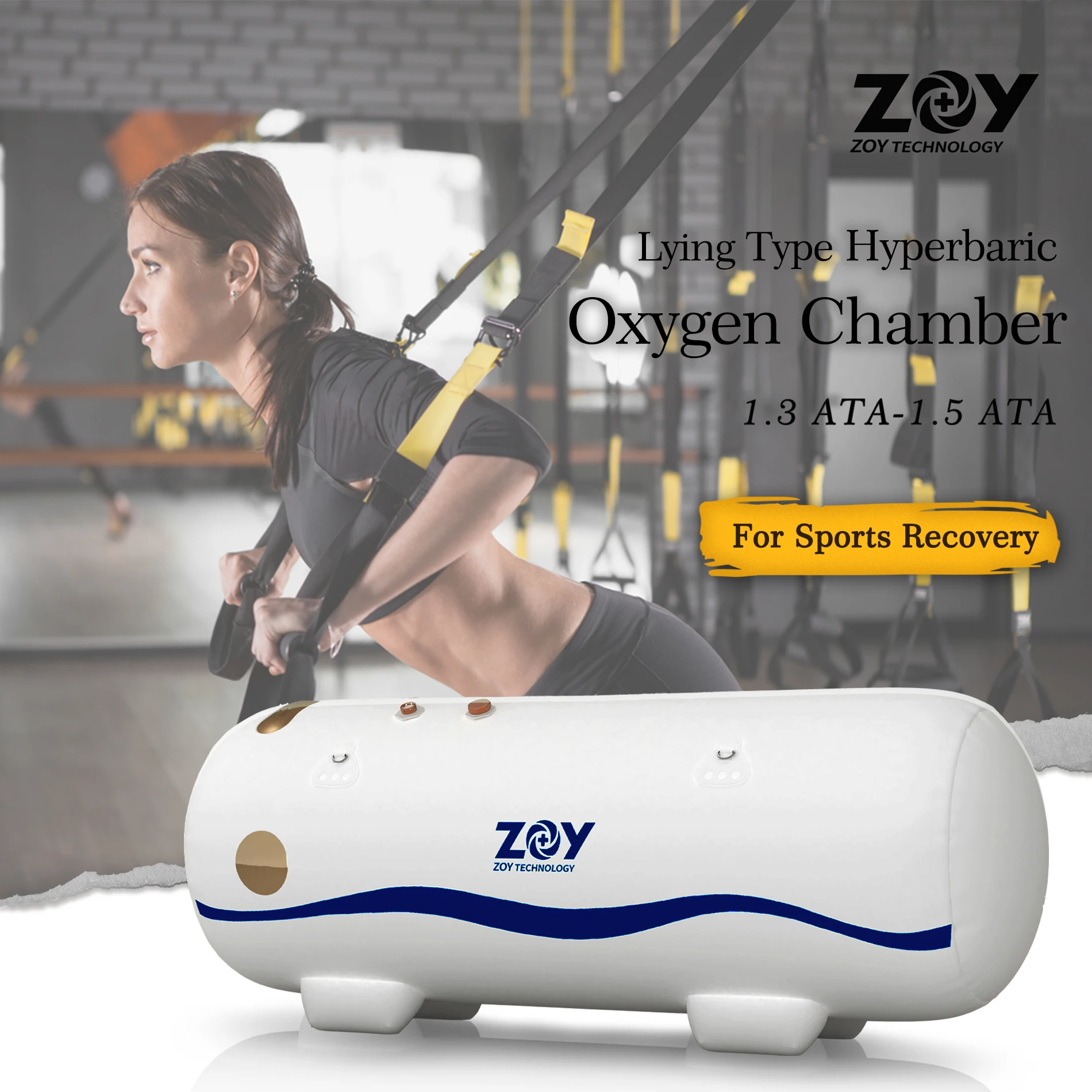 Zoy 1 Ata Wholesalers 1.3ata Portable O2 Capsule 1.5ata High Pressure Pro Hyperbaric Oxygen Chamber