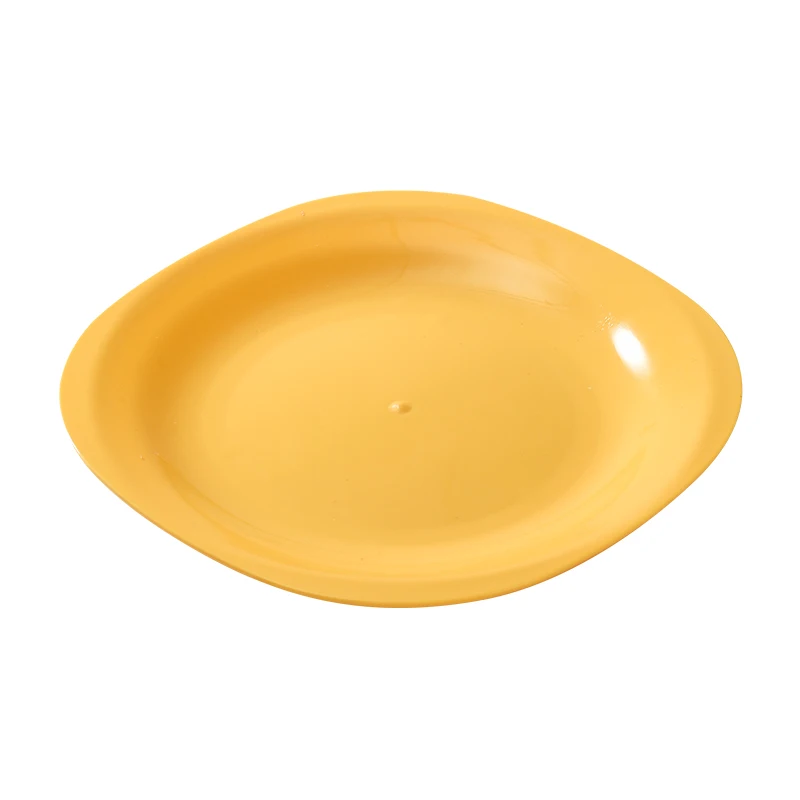 Plastic Wedding Party Snack Candy Salad Promotional Gift Square Plates For Holiday