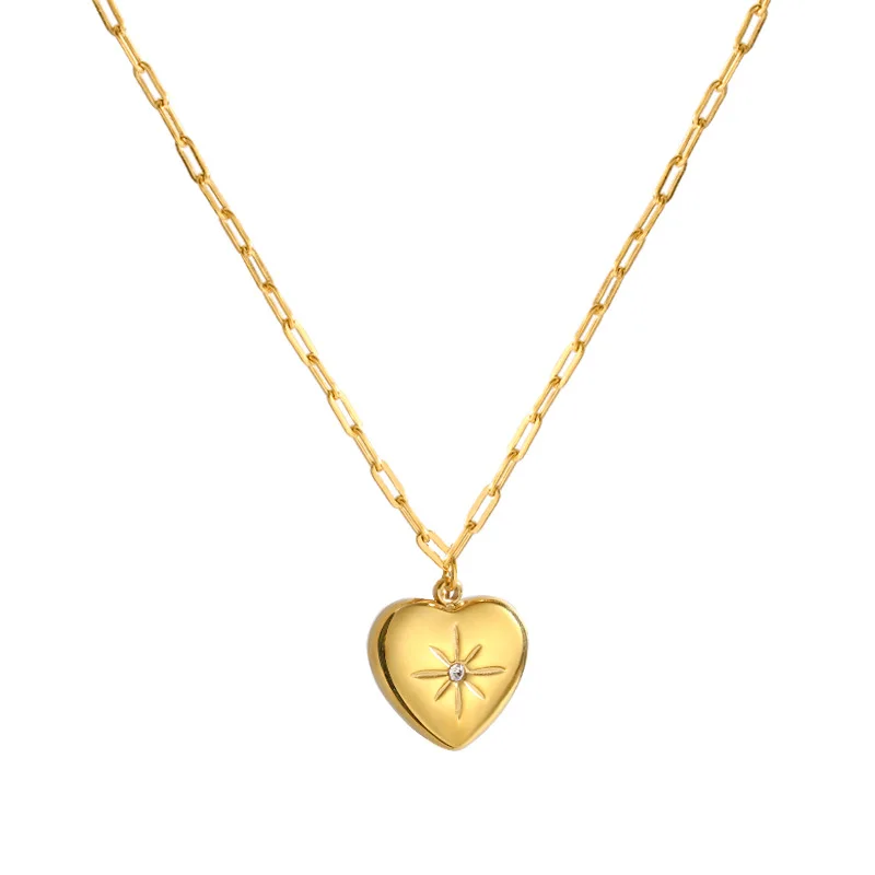 Wholesale Trend Fashionable Necklace Made In China Stainless Steel Gold Jewelry Necklace For Women