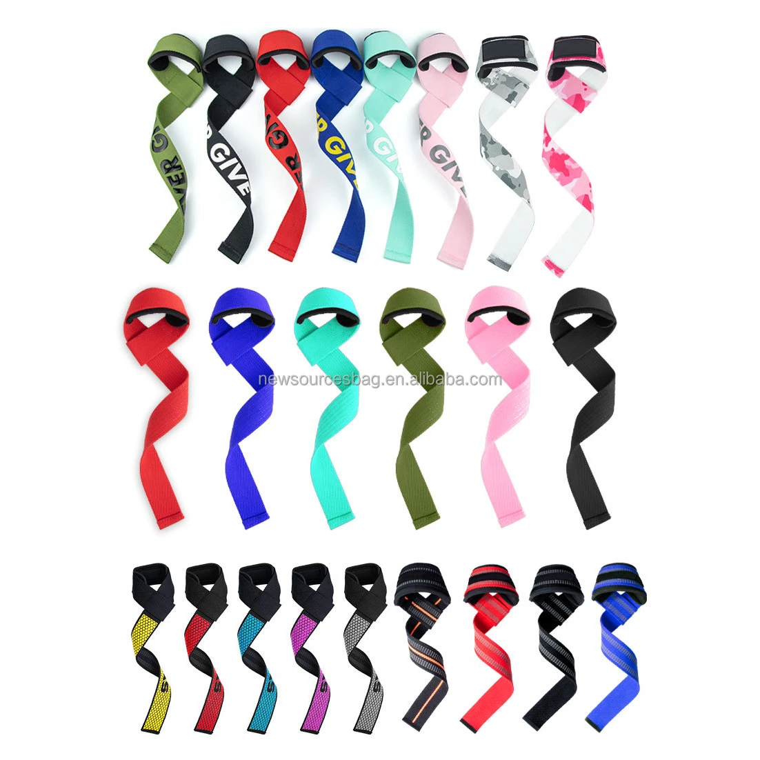 Custom wrist wraps weightlifting powerlifting fitness Custom wrist straps weightlifting weight lifting gym wrist straps YDHJ44