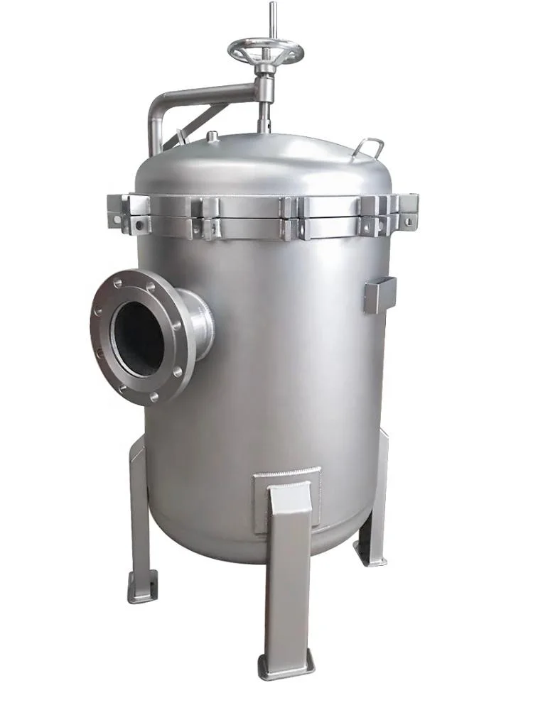 Customized  Design 02 Size 3 4 6 8 12 Multi Bag Filter Housings Liquid Stainless Steel Bag Filter Housing for Liquid Filtration
