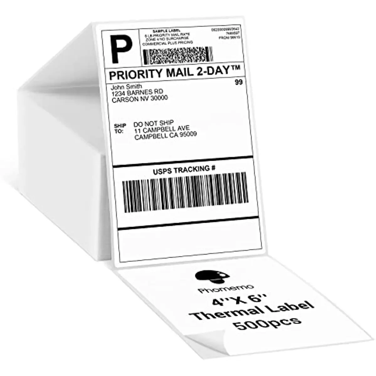 4x6 shipping label sticker print label machine printing sticker thermal self-adhesive waterproof label barcode printer