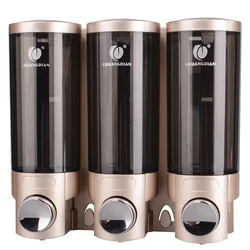 300ml Triple Chamber Wall Mounting Shower Soap Dispenser CD-3006A
