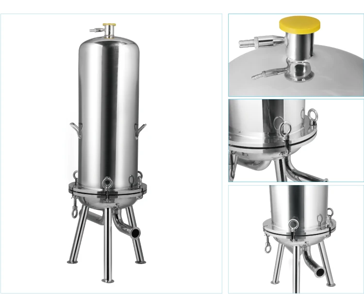 SS316/ss304 Stainless Steel Multi Cartridge Filter