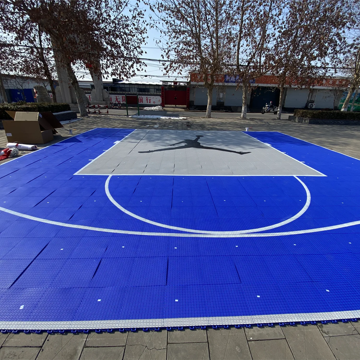 exterior floor pp Line marking complete backyard shuffleboard mat indoor outdoor shuffleboard court flooring