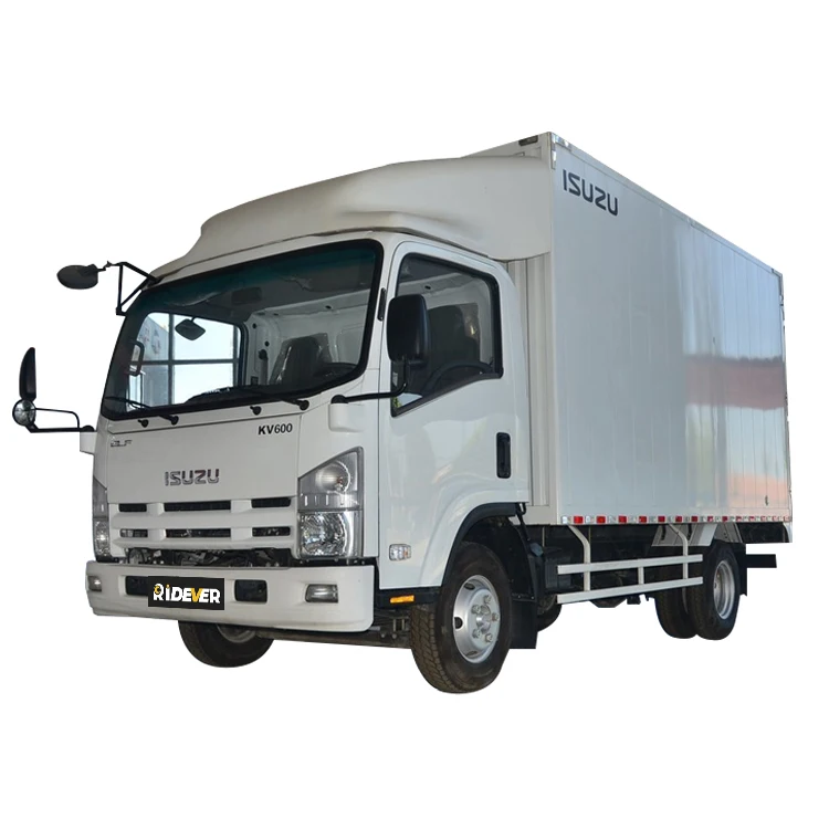 Isuzu 5 tons cargo truck with Qingling ISUZU brand KV600 4*2 drive system used isuzu cargo truckson inventory