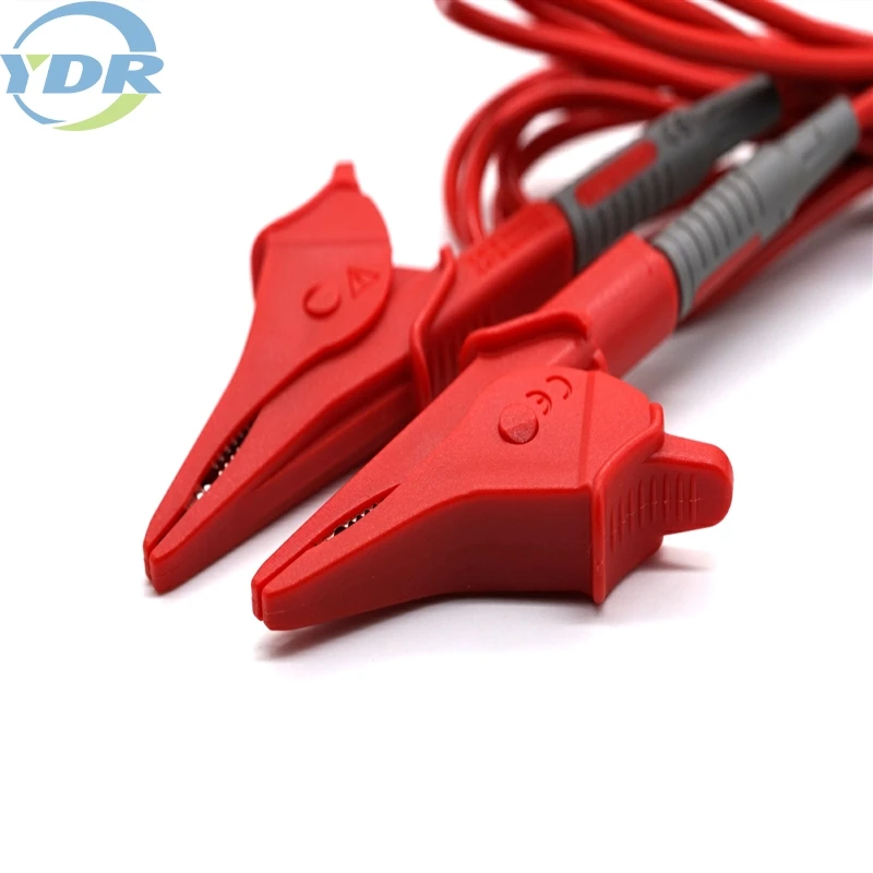 Цифровой мультиметр тестер провод CAT III 1000 в Крокодил Зажимы Автомобильная батарея с кабелем