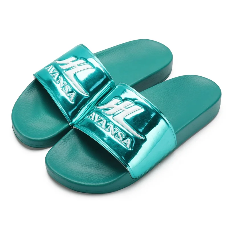 Henghao Unisex Comfortable High Quality Rubber Outsole Slides Slippers Light Slides Slippers Custom Slides Slippers For Beach