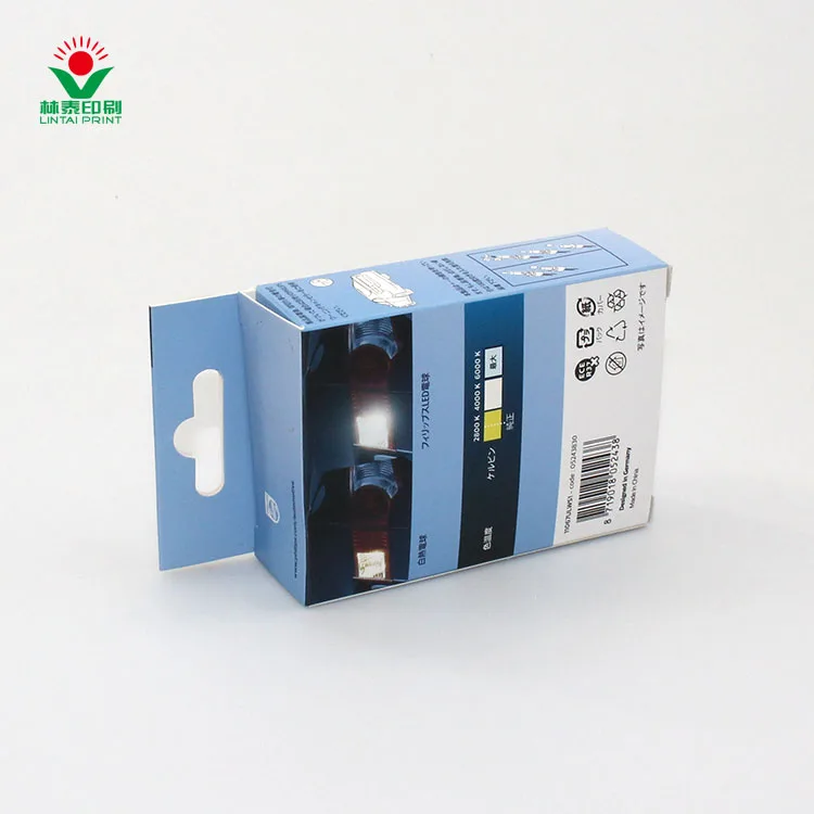 Customized printing high quality cell phone charger USB cable data cable packaging box